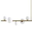Step into Design MP0097-10 Lampa wisząca MILKY DROP złota 120 cm