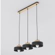 EMIBIG 1667/3 KIVI 3 BLACK LAMPA WISZĄCA