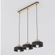 EMIBIG 1667/3 KIVI 3 BLACK LAMPA WISZĄCA