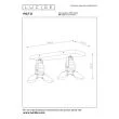 LUCIDE 17997/02/35 PICTO LAMPA SUFITOWA
