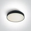 ONE LIGHT 67280E/B Rafti czarny plafon E27 IP65 korpus ABS i klosz PC
