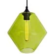 CANDELLUX 31-36353 BREMEN LAMPA WISZĄCA 20 1X60W E27 KLOSZ ZIELONY + ŻARÓWKA