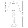 ELSTEAD ROOSEVELT SF/ROOSEVELT Table Lamp