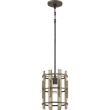 ELSTEAD Wood Hollow QZ-WOOD-HOLLOW-MP Mini Pendant