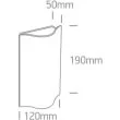 ONE LIGHT 67422A/W/W Efyra 2 biały zewnętrzny kinkiet góra - dół COB LED 3000K 2x6W