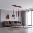 EMIBIG 1647/9 SELTER 9 BURGUNDY LAMPA WISZĄCA