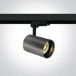 ONE LIGHT 65105NT/MG Kopseika track spot range GU10 dark light 10W szary metal