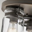 ELSTEAD Brinley KL-BRINLEY-F-OZ 3 Light Flush Mount - Olde Bronze