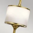 ELSTEAD Mona KL-MONA-S-NBR 2 Light Wall Light - Natural Brass