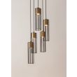 SIGMA 33461 FOBIA 5 lampa wisząca koło czarny/złoty
