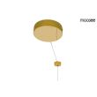 Moosee MSE010100190 MOOSEE lampa wisząca RING LUXURY 90 złota - LED, chromowane złoto