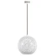 CANDELLUX 31-70586 BENE LAMPA WISZĄCA 25 KULA S 1X60W E27 AŻUROWY BIAŁY