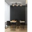 CANDELLUX 93-82541 LAMPA SUFITOWA CANABERA KAWOWE ZŁOTO 3X40W E14 KLOSZ BURSZTYNOWY