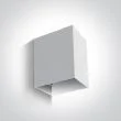 ONE LIGHT 67398/W/W Pellene biały kinkiet LED 3000K 3W IP54