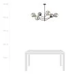 EMIBIG 1100/6 LAMPA SUFITOWA HUNTER 6 BLACK/GRAFIT