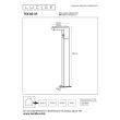 LUCIDE TEXAS 28851/61/30 LAMPA STOJĄCA - ZEWNĘTRZNA NOWOCZESNA