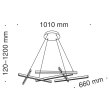 MAYTONI MOD016PL-L75B Technical Line Pendant Lamp Black