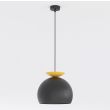 EMIBIG 1754/1 GEO 1 BLACK ORANGE Lampa wisząca