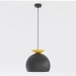 EMIBIG 1754/1 GEO 1 BLACK ORANGE Lampa wisząca