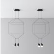 Step into Design ST-5961-4 Lampa wisząca LINEA-4 czarna 45 cm