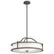 ELSTEAD Emory KL-EMORY-P-M-OZ 4 Light Chandelier/Semi Flush - Olde Bronze