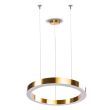 Step into Design ST-8848-60 brass Lampa wisząca CIRCLE 60 LED mosiądz 60 cm