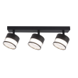 LIGHT PRESTIGE LP-6331/3WS TR/BK Spot Kendal 3 transparetny / czarny GX53