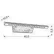 CANDELLUX 20-27030 FORTE LED 3 KINKIET 7W LED RURKA TRÓJKĄTNA Z WYŁĄCZNIKIEM CHROM