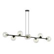 EMIBIG 874/8 LAMPA WISZĄCA ROSSI 8 BL TRANSPARENT