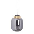 Step into Design 9969P/A smoky Lampa wisząca BOOM LED szaro złota 25 cm