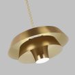 ELSTEAD Brisbin FE-BRISBIN-BB 1 Light Pendant - Burnished Brass