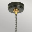 ELSTEAD Douille DOUILLE-P-BPB 1 Light Pendant - Black/Polished Brass