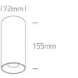ONE LIGHT 12115D/W/W Stilida biały cylinder COB LED 3000K 15W