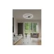 AZZARDO AZ4701 HALO 60 BK DECORATIVE TOP BLACK