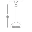 KOLARZ A1339.31.CO.VINAU/40 CULT lampa wisząca