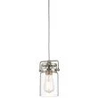 ELSTEAD Brinley KL-BRINLEY-MP-NI 1 Light Mini Pendant - Brushed Nickel