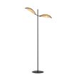 EMIBIG 1160/LP2 LAMPA PODŁOGOWA VENE LP2 BLACK/RATTAN