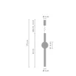 WYPRZEDAŻ Step into design ST-1689S Lampa wisząca O-LINE LED 63 cm mosiądz