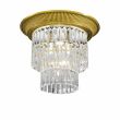 KOLARZ 0346.14S.3 MILORD CRYSTAL lampa sufitowa złoto 24K