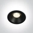 ONE LIGHT 10108D/B/W Armu czarny wpust COB LED 3000K 8W dark light