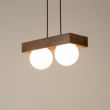 SIGMA 33664 lampa wisząca Bloom 2 zwis czarny brązowy