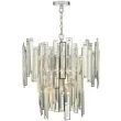 DAR ODI0620 ODILE 6LT 2 TIER PENDANT CHAMPAGNE GOLD CRYSTAL