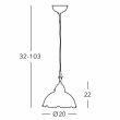 KOLARZ 731.30.113 NONNA lampa wisząca