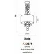 AZZARDO AZ2678 Kate (black)