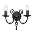 ELSTEAD ARTISAN ART2 BLACK 2Lt Wall Light