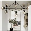 Step into design ST-9047-10 amber Lampa wisząca ASTRIFERO-10 bursztynowo czarna 90 cm
