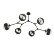 EMIBIG 1135/6 LAMPA SUFITOWA SPACE 6 BLACK/STRIPE
