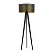 EMIBIG 1148/LP1 LAMPA PODŁOGOWA ASTON LP1 BLACK/GOLD