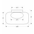 CANDELLUX STUDIO 31-50984 SOPRA 25 lampa sufitowa