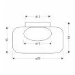 CANDELLUX STUDIO 31-50984 SOPRA 25 lampa sufitowa